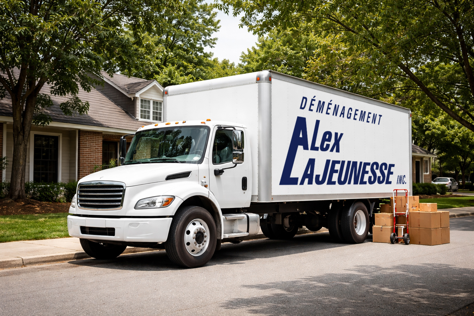 Camion de déménagement